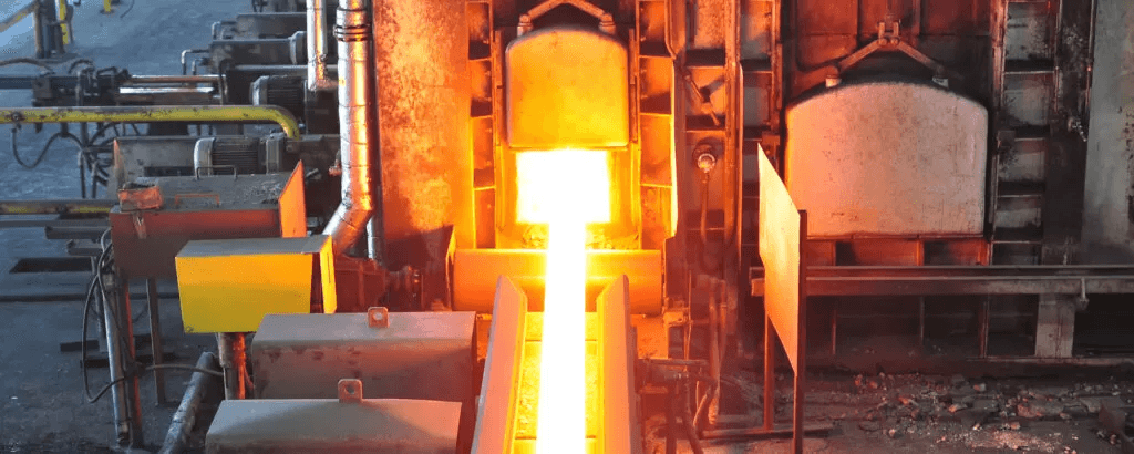 Industrial heat treatment furnace