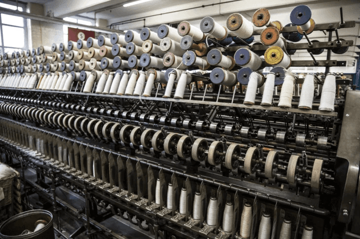Textile production line